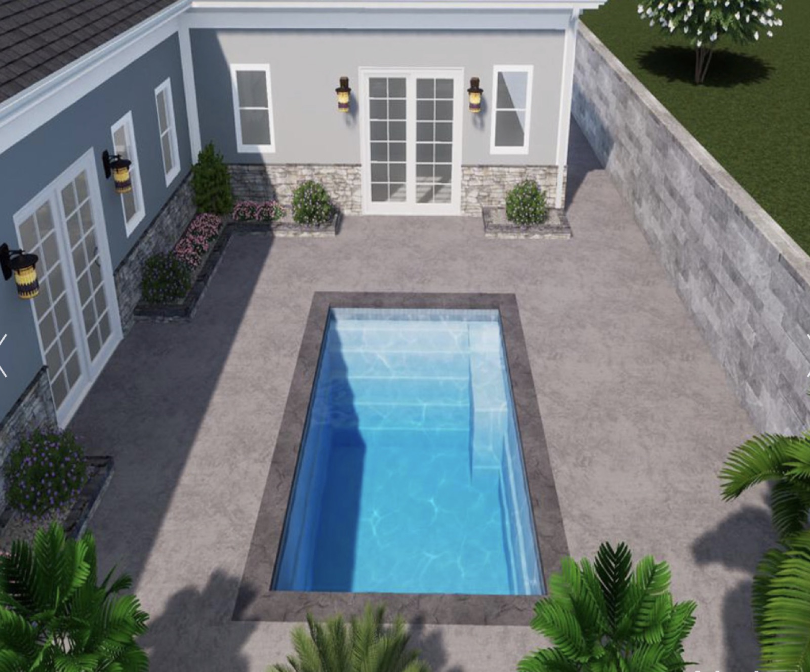 Thinking Inside the Box — 10×17 plunge pool by True South Pools